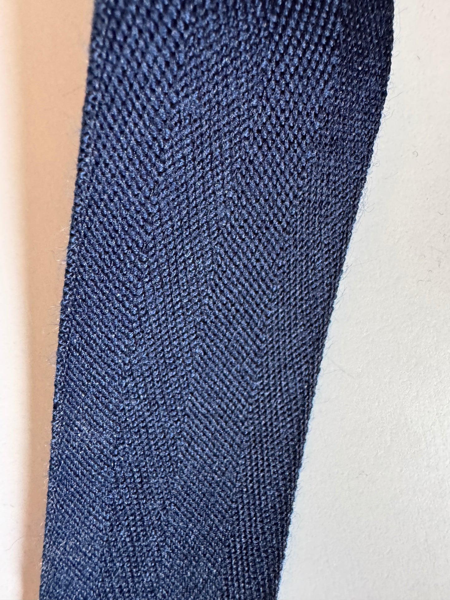 38mm navy polyester acrylic binding