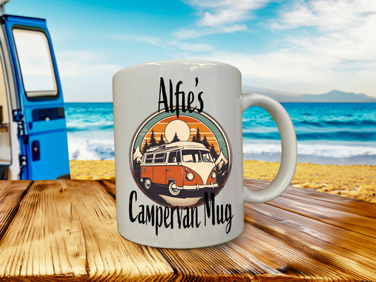 Personalised Campervan Coffee Mug, Tea Mug, with Gift Box
