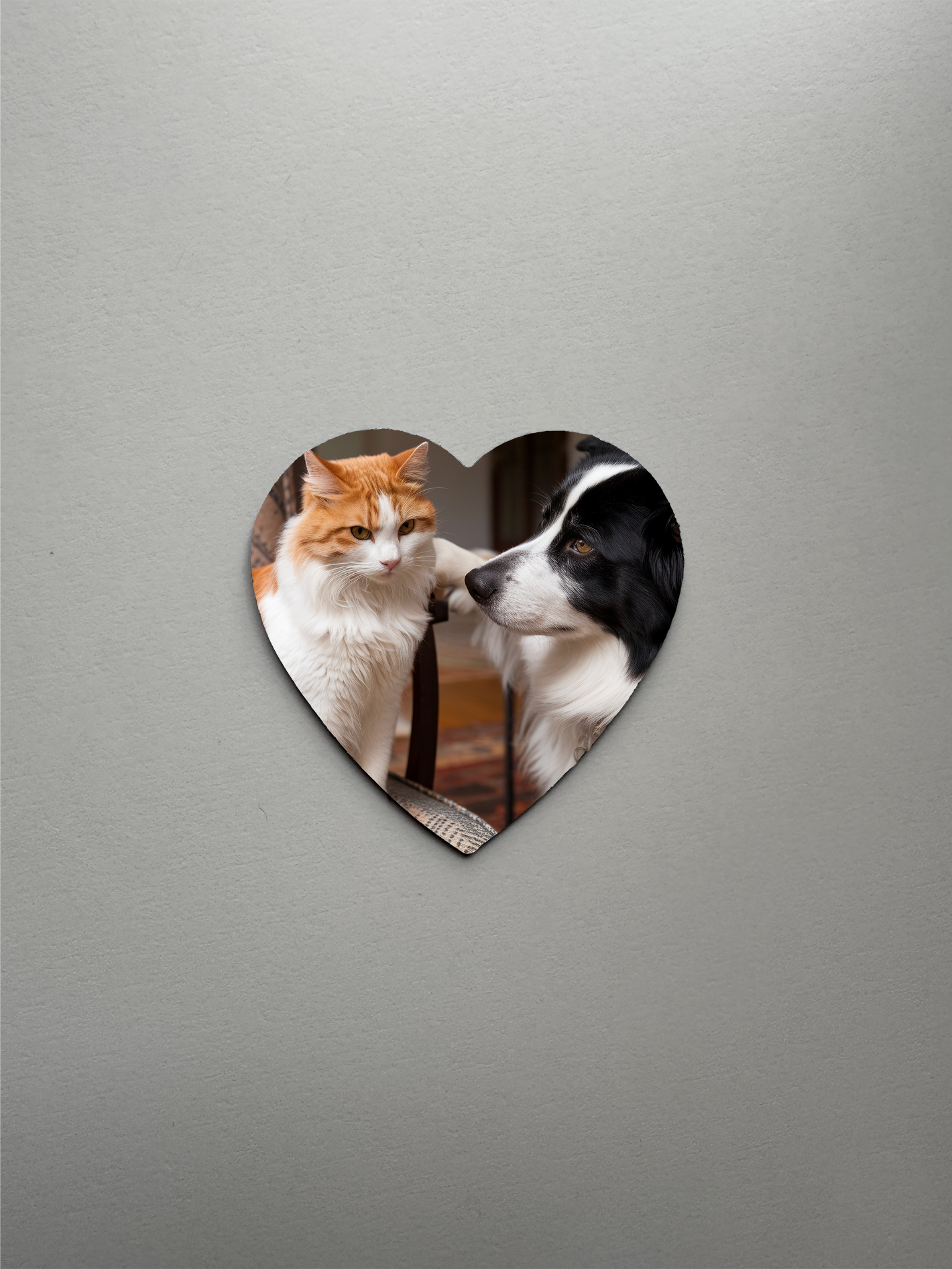 Personalised Fridge Magnet - Heart Shape