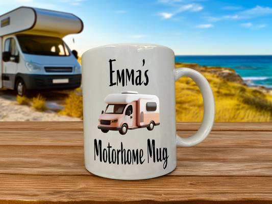 Personalised Motorhome Coffee Mug, Tea Mug, with Gift Box