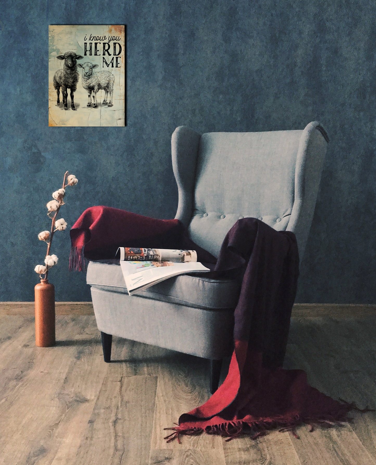 Retro Style I Know You Herd Me Vintage Metal Sign/plaque