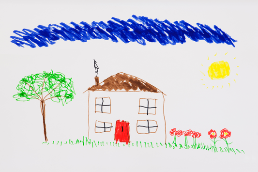 Child's Painting Picture Drawing Personalised Coffee Tea Mug, with Gift Box