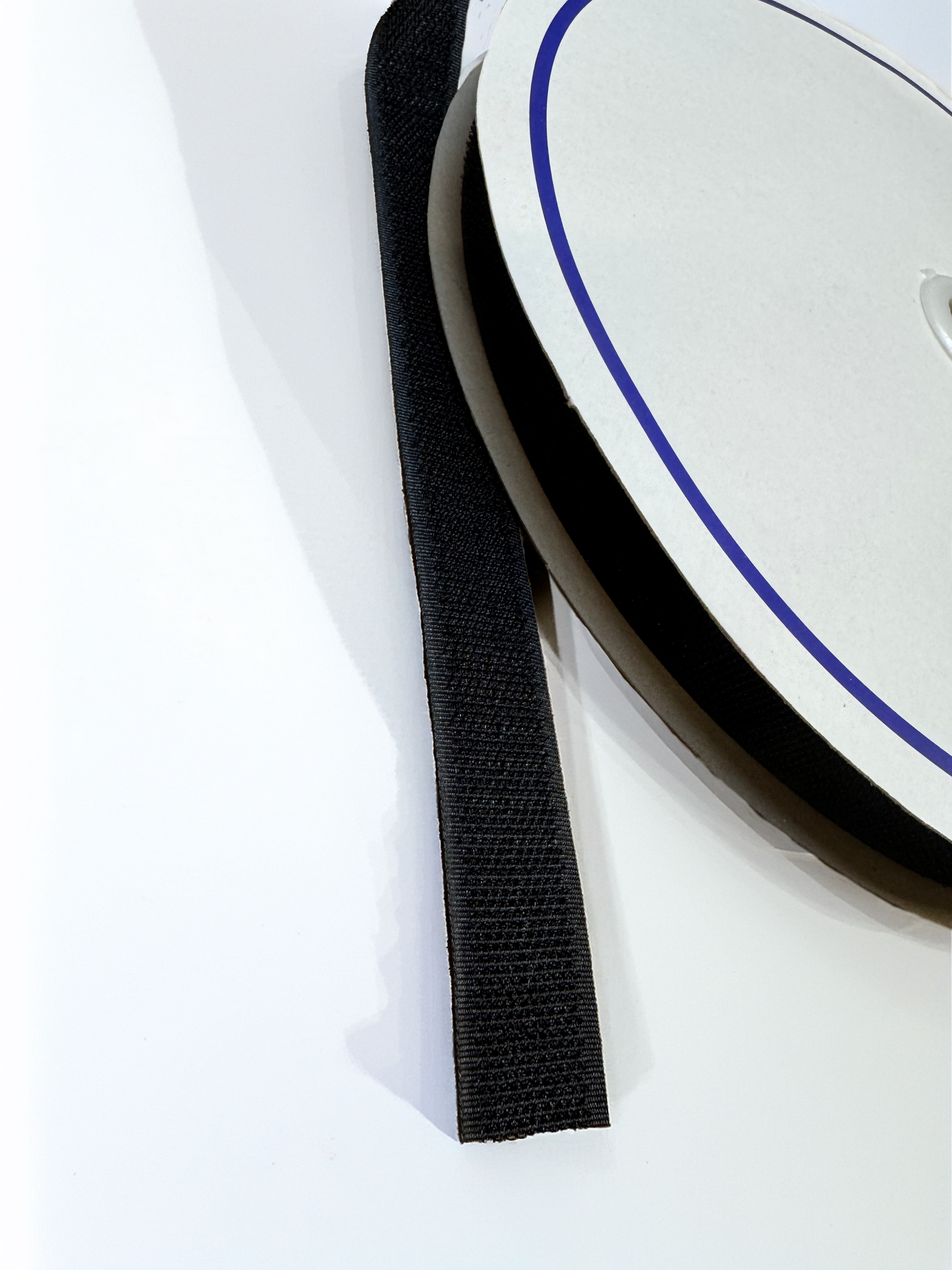 SewOn Hook and Loop Tape Black, White 20mm, 25 metre rolls
