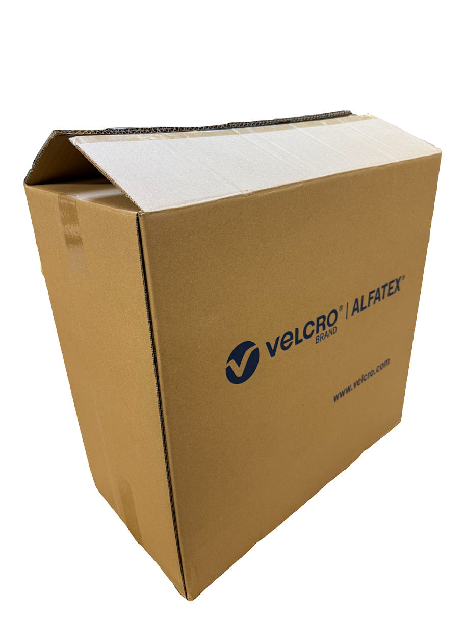 SewOn Hook & Loop Fabric VELCRO® Brand, Black or White, 20mm Width, 25 metre roll