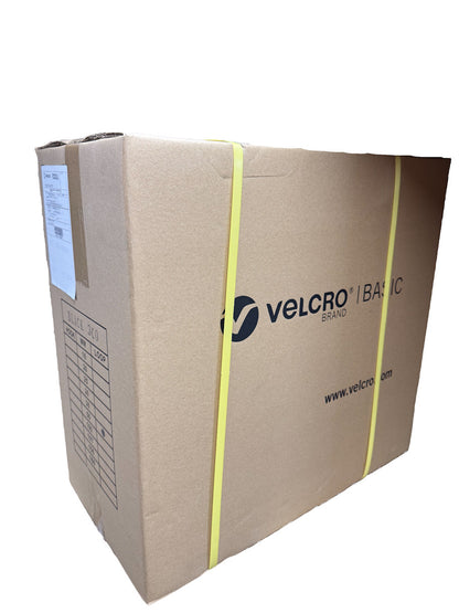 SewOn Hook & Loop Fabric VELCRO® Brand, Black or White, 20mm Width, 25 metre roll