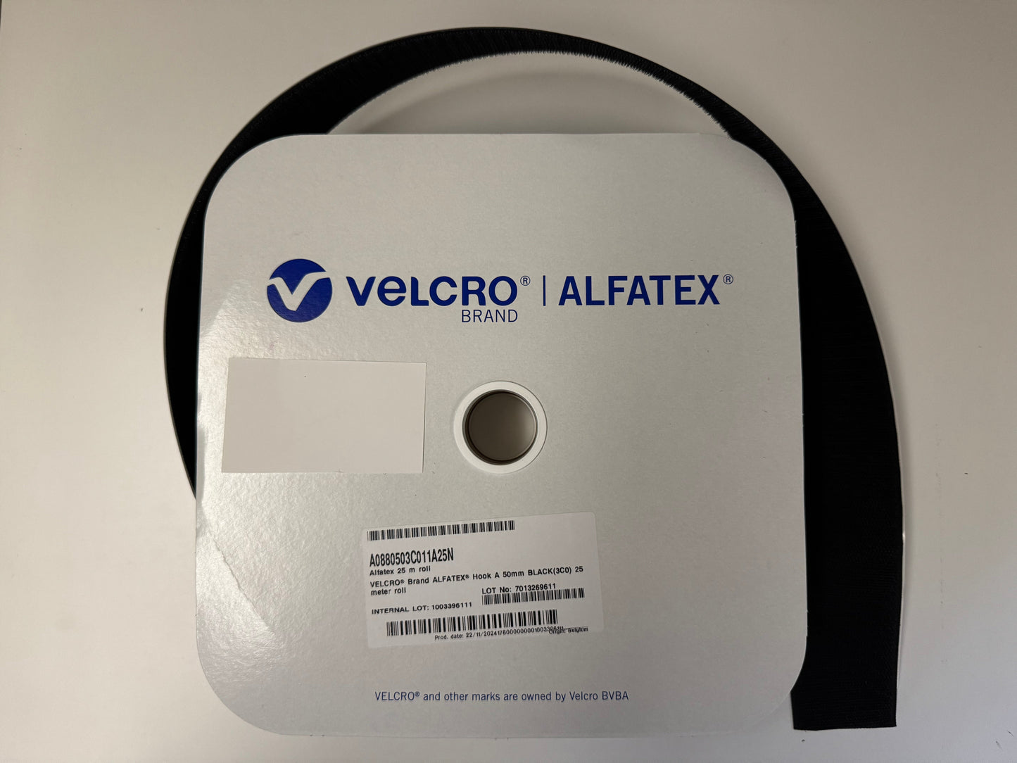 Self Adhesive Hook & Loop VELCRO® Brand Alfatex Tape Sticky Backed Fastner Various Lengths