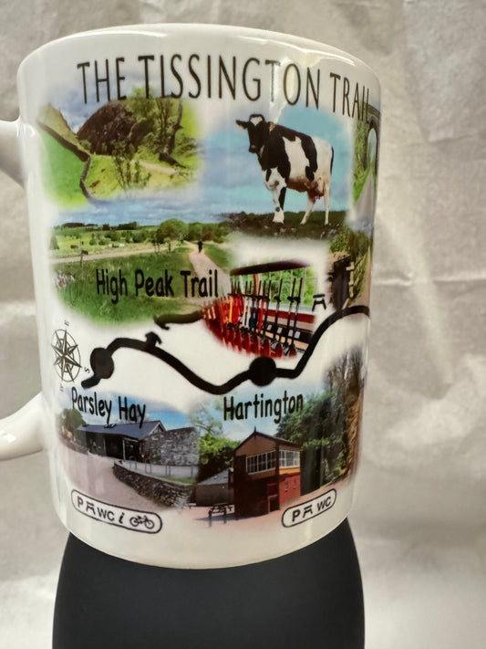 Peak District, Tissington Trail Map Mug, Photos From Along The trail, Gift Box