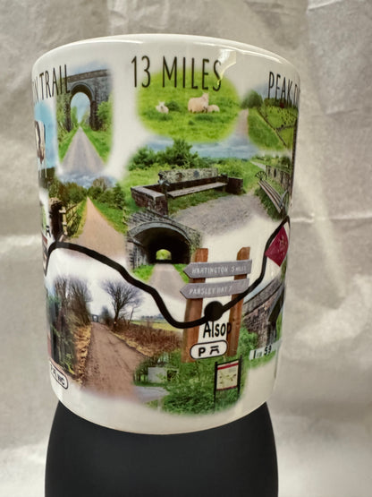 Peak District, Tissington Trail Map Mug, Photos From Along The trail, Gift Box