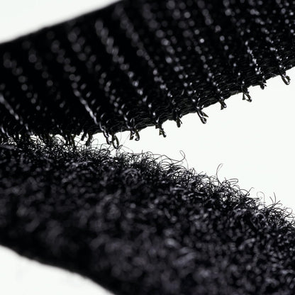 SewOn Hook & Loop Fabric VELCRO® Brand, Black or White, 20mm Width, 25 metre roll