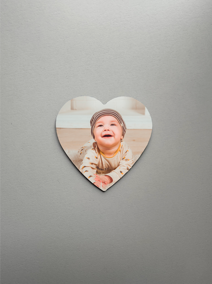 Personalised Fridge Magnet - Heart Shape