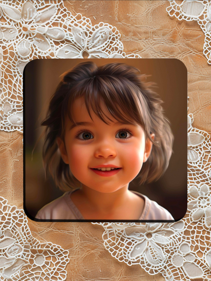 Personalised Photo Drinks Coaster - Add your picture, Image or Text