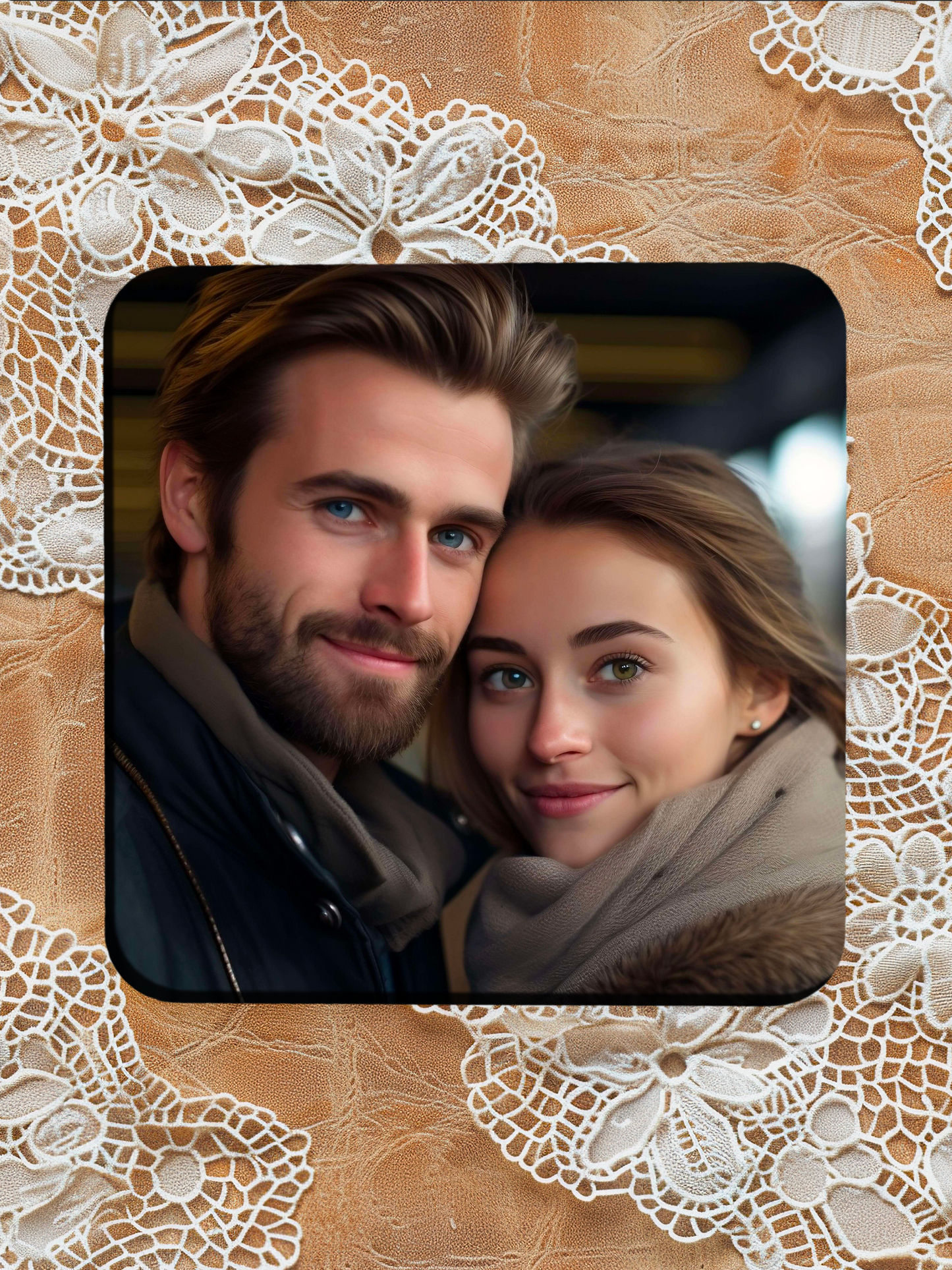 Personalised Photo Drinks Coaster - Add your picture, Image or Text