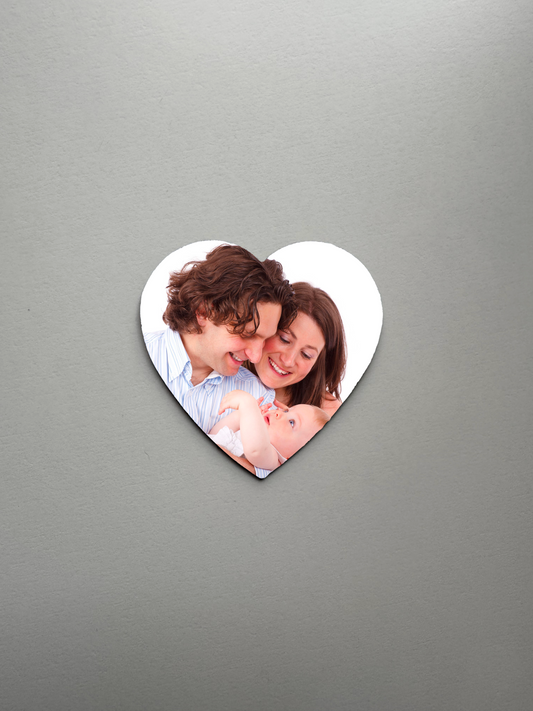 Personalised Fridge Magnet - Heart Shape