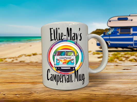 Personalised Campervan Coffee Mug, Tea Mug, with Gift Box