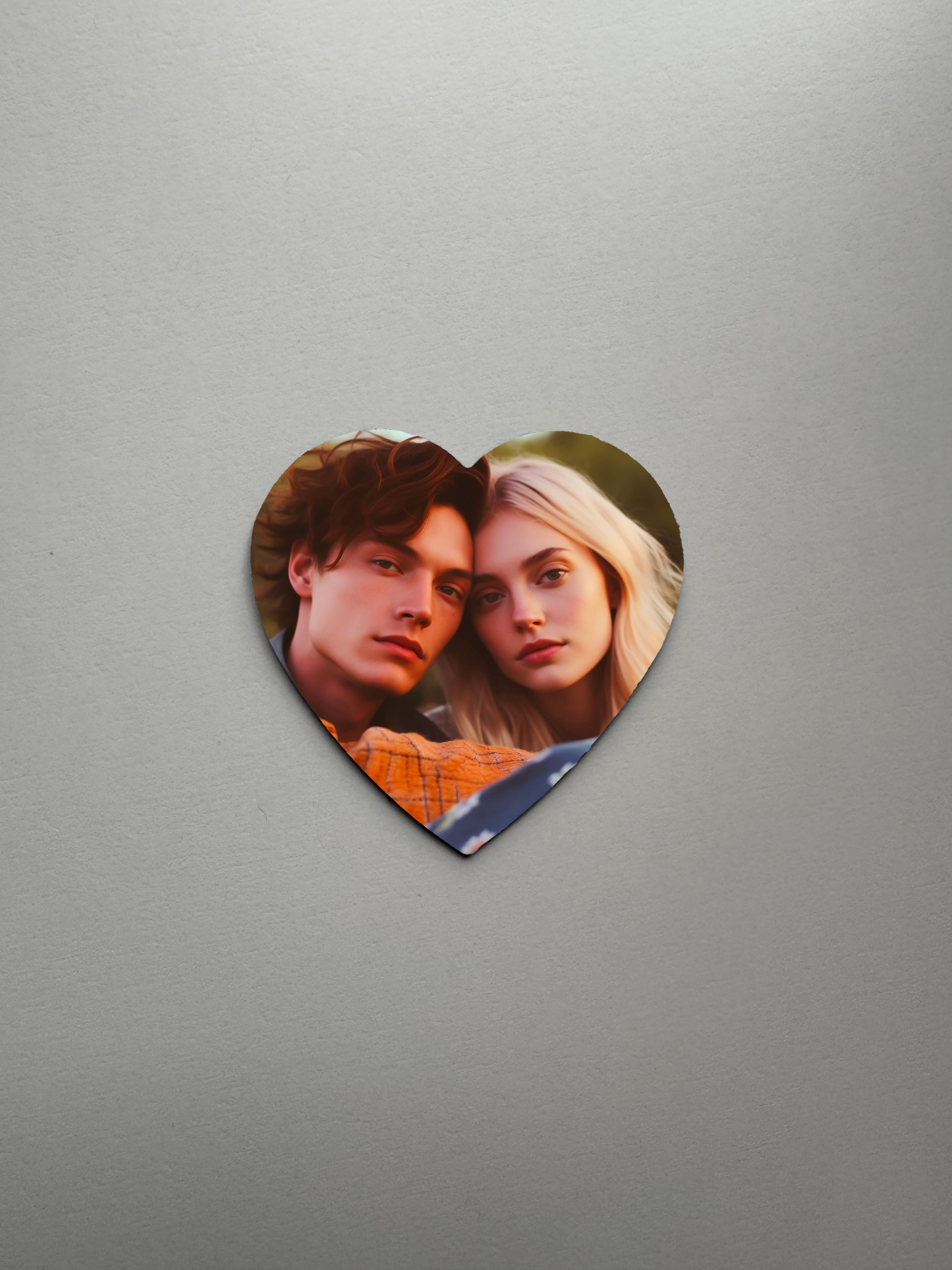 Personalised Fridge Magnet - Heart Shape