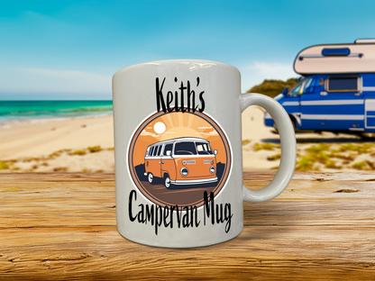 Personalised Campervan Coffee Mug, Tea Mug, with Gift Box