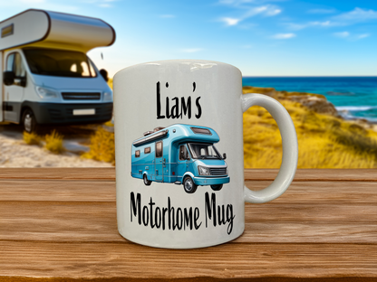 Personalised Motorhome Coffee Mug, Tea Mug, with Gift Box