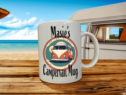 Personalised Campervan Coffee Mug, Tea Mug, with Gift Box