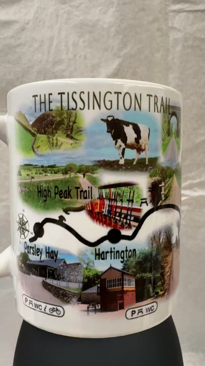 Peak District, Tissington Trail Map Mug, Photos From Along The trail, Gift Box