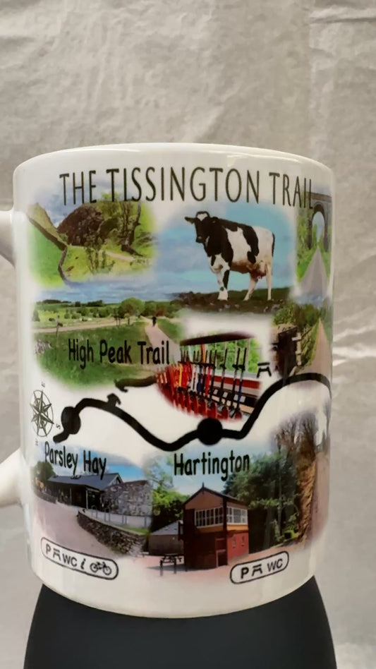 Peak District, Tissington Trail Map Mug, Photos From Along The trail, Gift Box