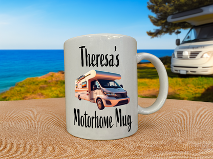 Personalised Motorhome Coffee Mug, Tea Mug, with Gift Box