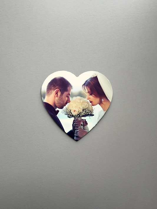 Personalised Fridge Magnet - Heart Shape