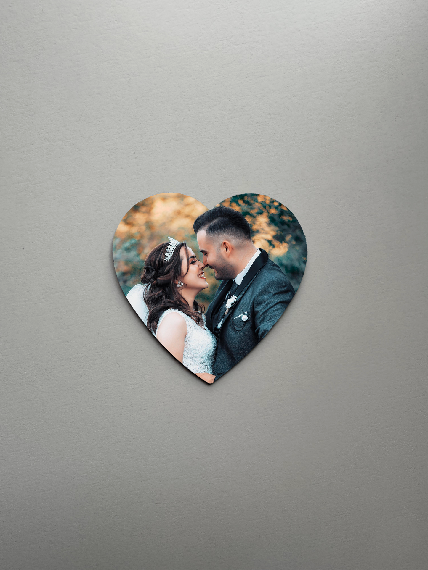 Personalised Fridge Magnet - Heart Shape