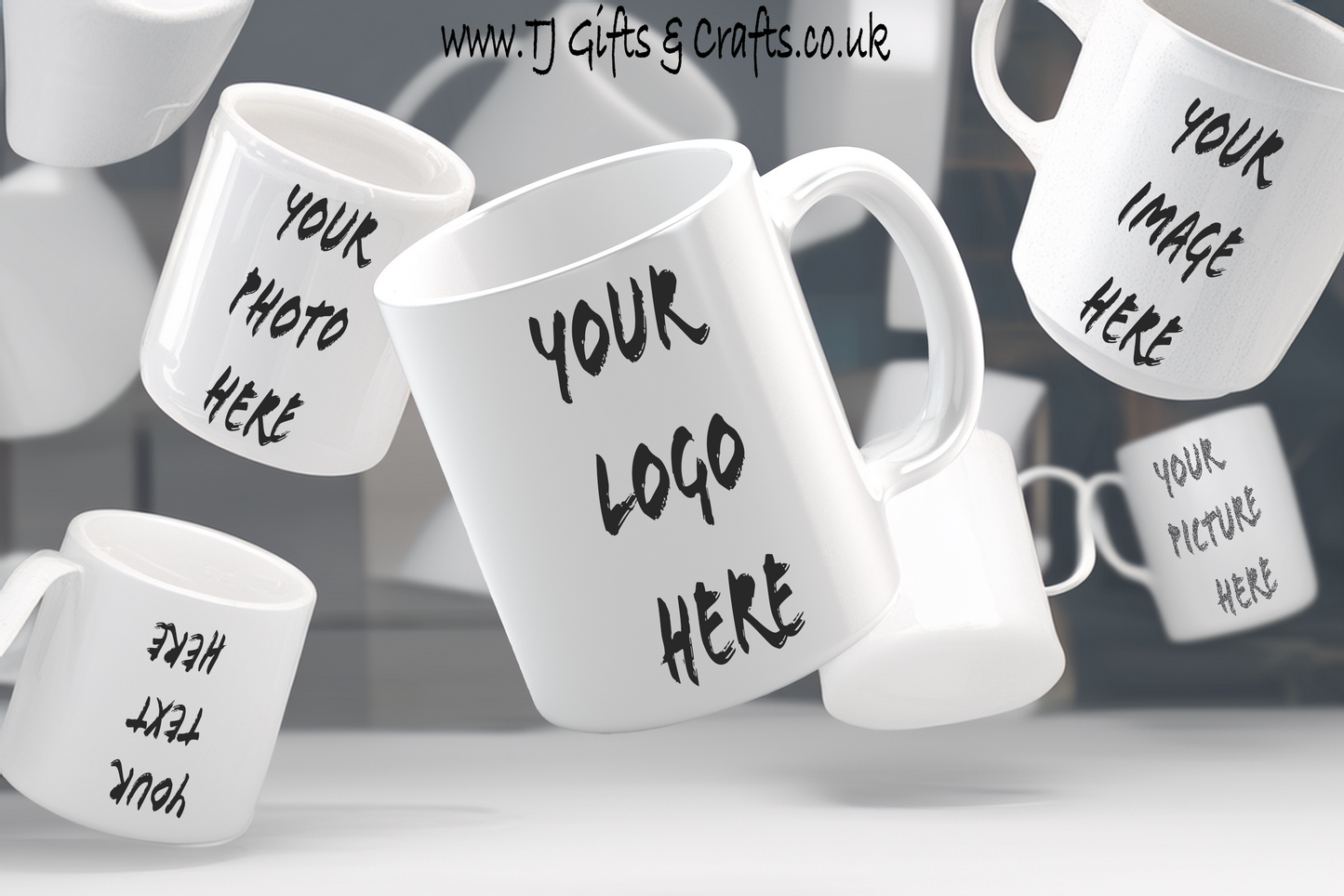 Child's Painting Picture Drawing Personalised Coffee Tea Mug, with Gift Box