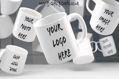 Child's Painting Picture Drawing Personalised Coffee Tea Mug, with Gift Box