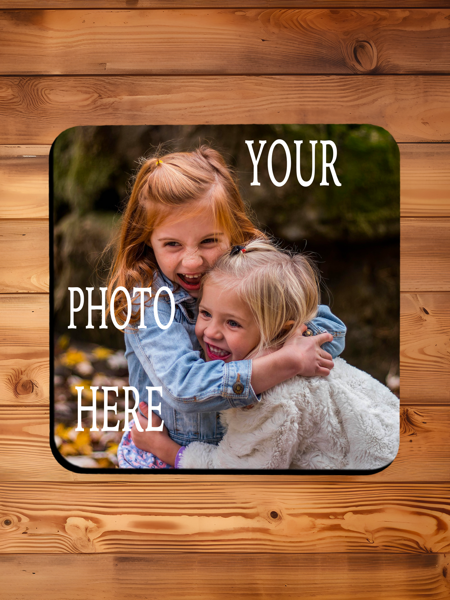 Personalised Photo Drinks Coaster - Add your picture, Image or Text